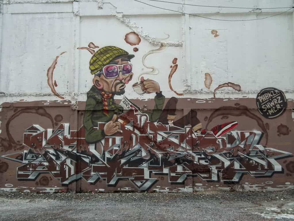Q Cup street art in Kuala Kumpur, Malaysia street-art-kuala-lumpur-malaysia-8